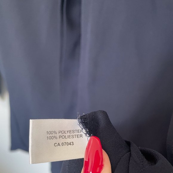 Navy blue blouse - Picture 3 of 4